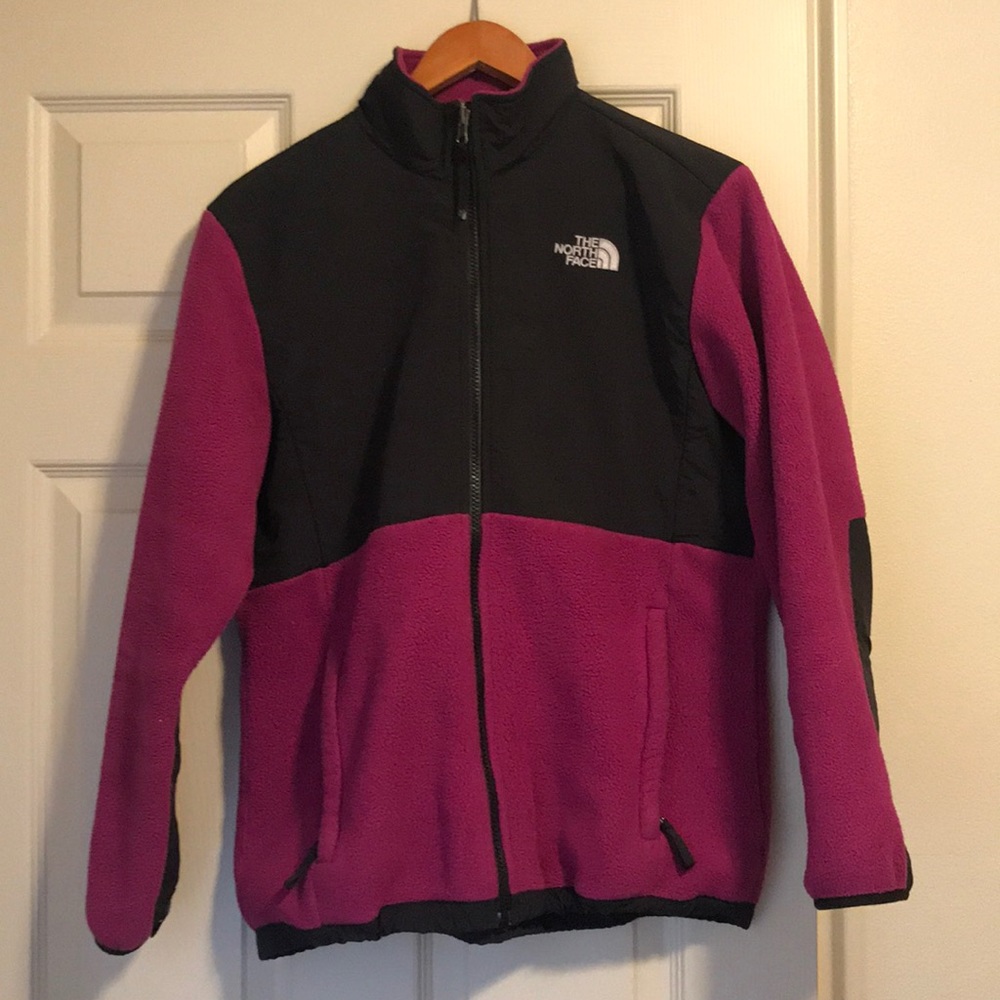 EUC North Face Magenta Fleece Jacket